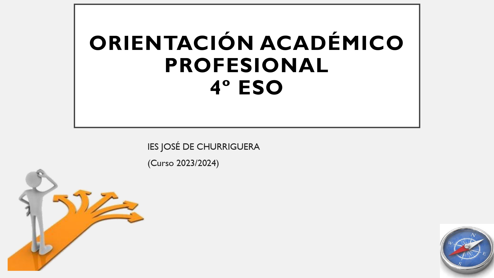 Orientación Académico Profesional de 4º de ESO