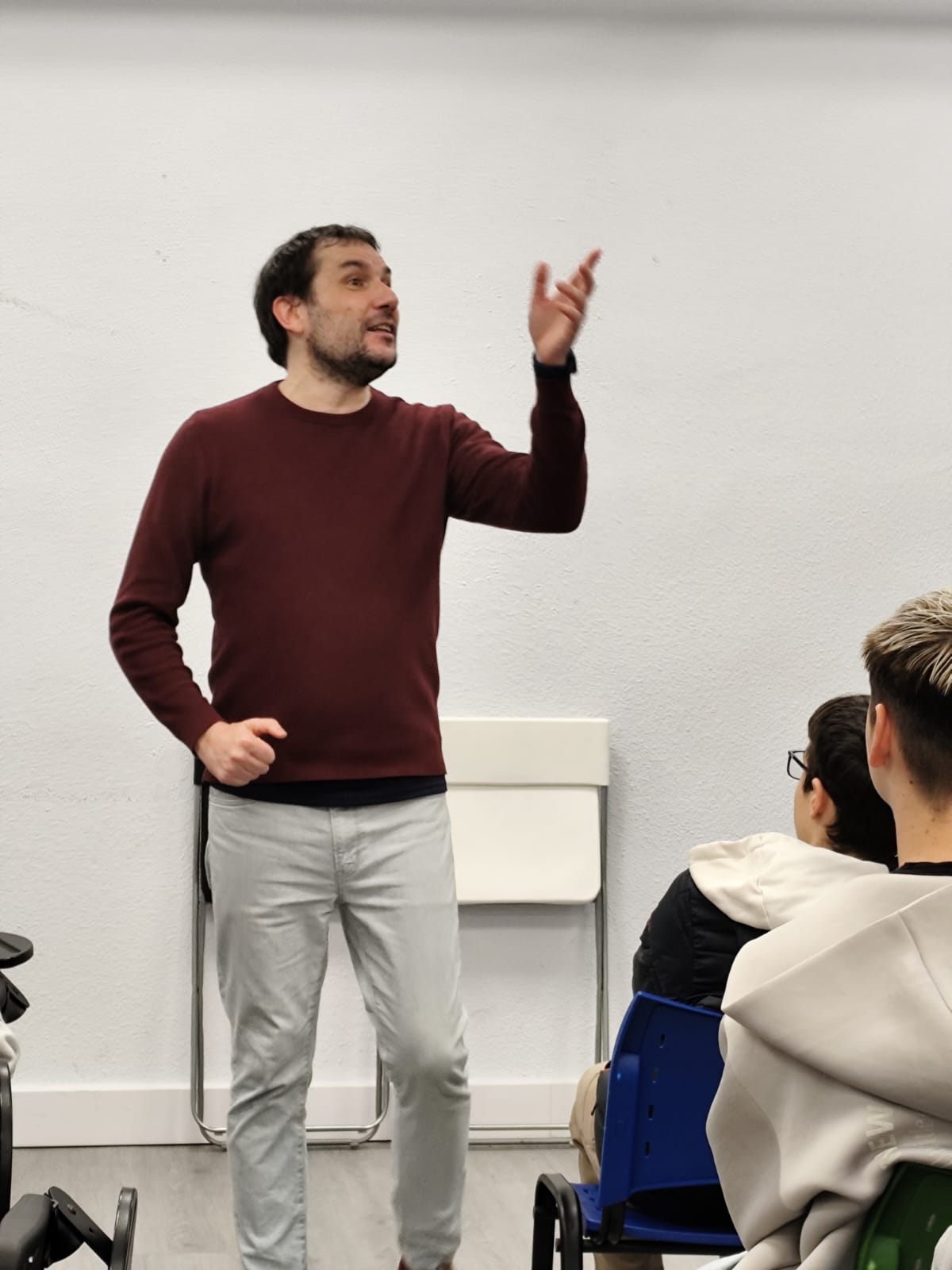 Teatro en nuestro I.E.S. con el actor Héctor Urién