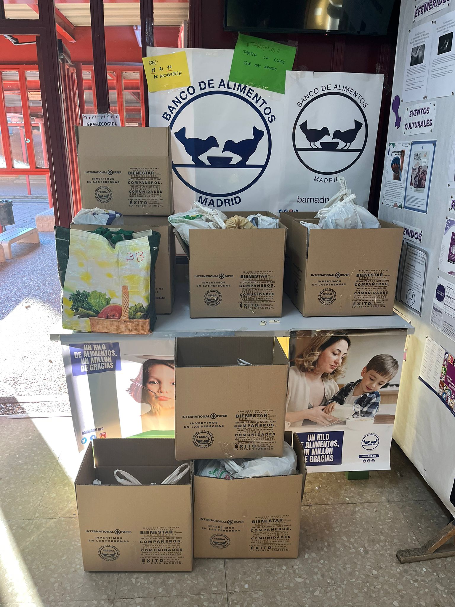 ÉXITO DEL BANCO DE ALIMENTOS
