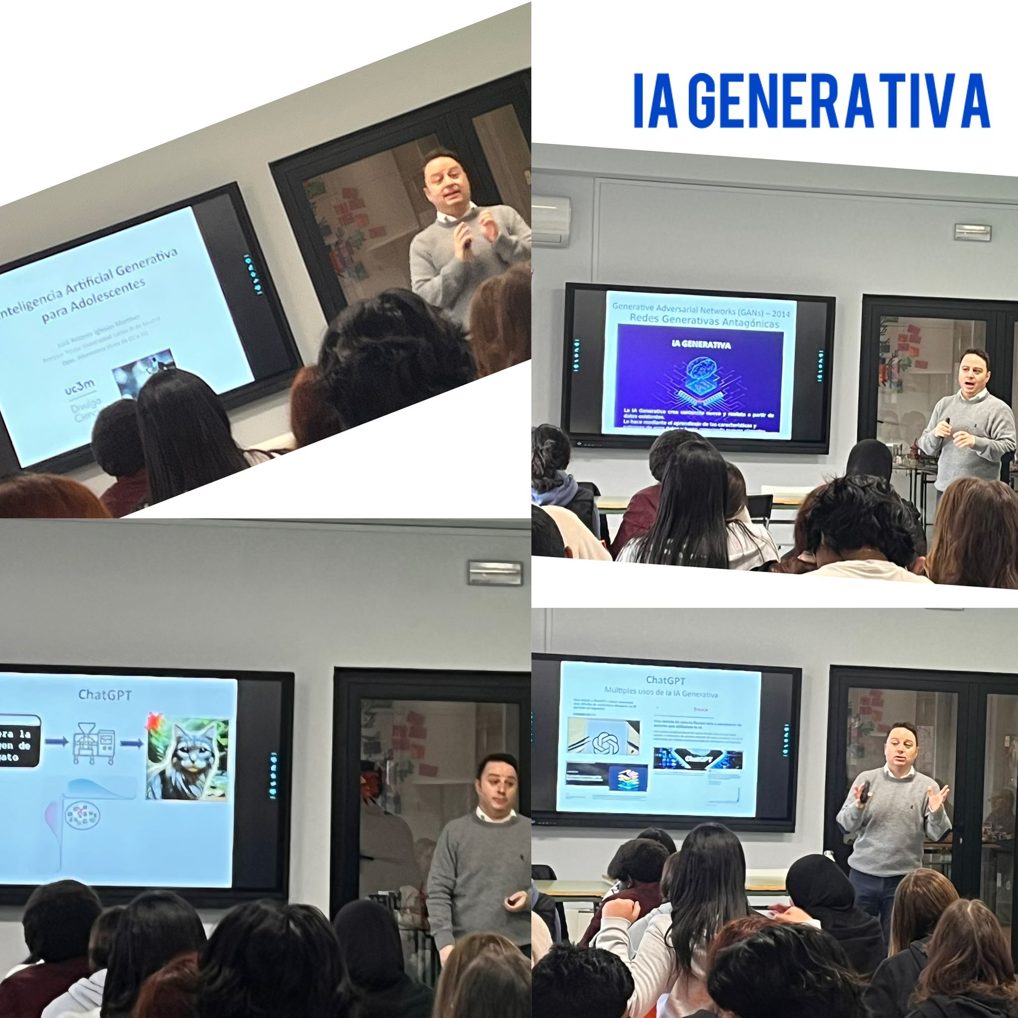 Clase científico-divulgativa: IA Generativa (UC3M)