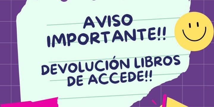 Cambios en el calendario de devolución de libros de Accede