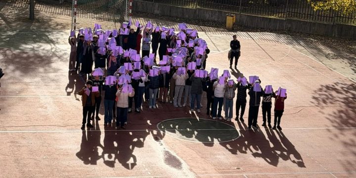 Lectura del Manifiesto para el 25 de noviembre, Día Internacional de la Eliminación de la Violencia contra la Mujer, en el IES José de Churriguera