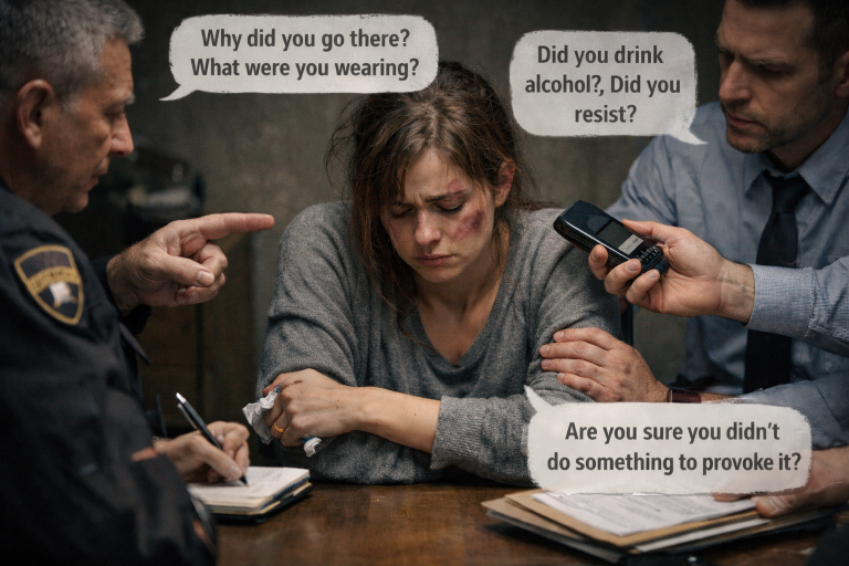 English Words in Gender Equality: Revictimization