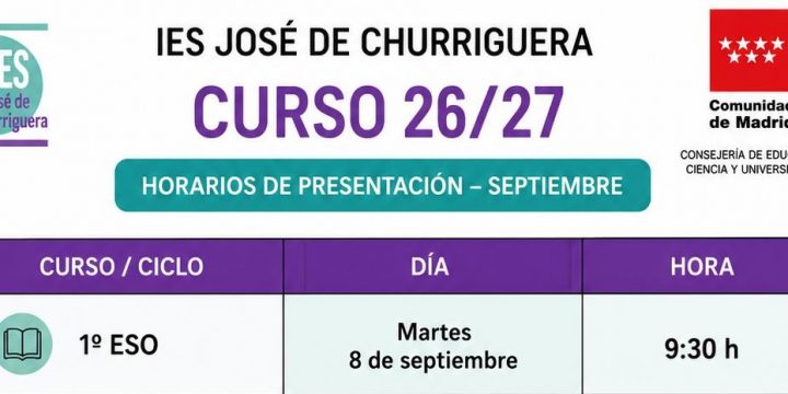 ¡Comenzamos el curso 2026/2027!