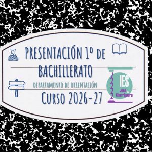 Acogida a familias 1º Bachillerato 26/27