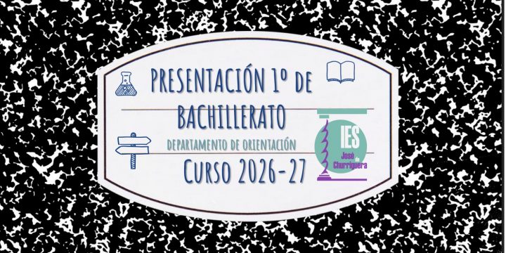 Acogida a familias 1º Bachillerato 26/27