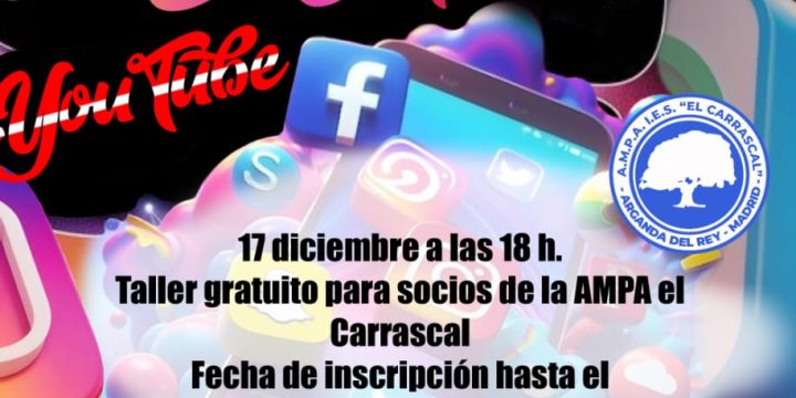 La AMPA organiza el taller: control parental en Instagram, TikTok y YouTube