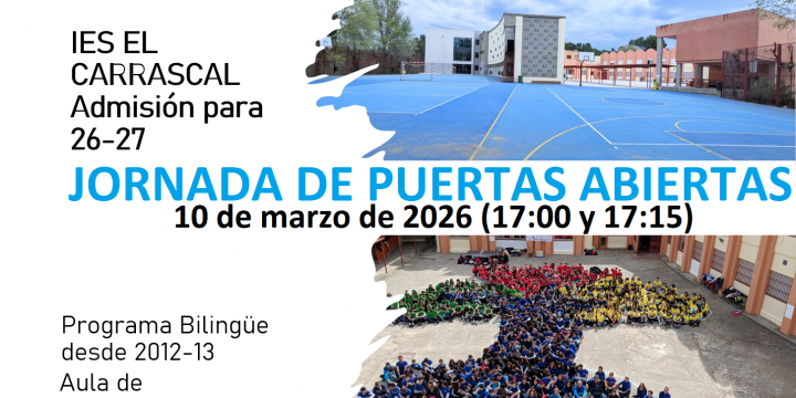 Jornada de puertas abiertas (10 de marzo)