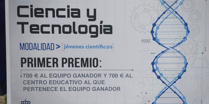 Primer premio en el VIII concurso escolar de Ciencia y Tecnología de Arganda del Rey