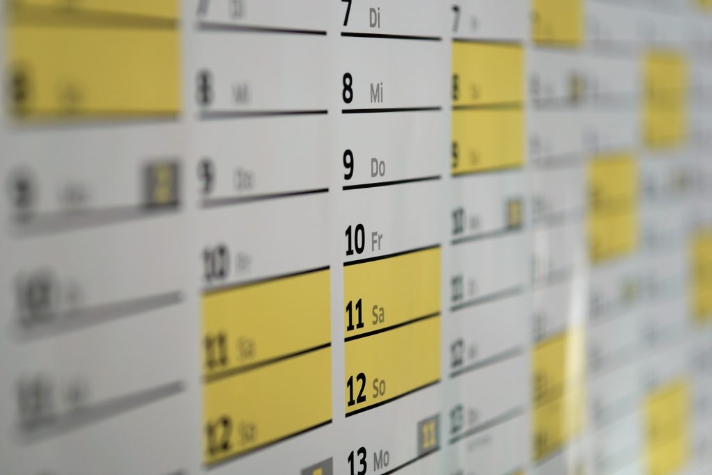 Imagen calendario genérico