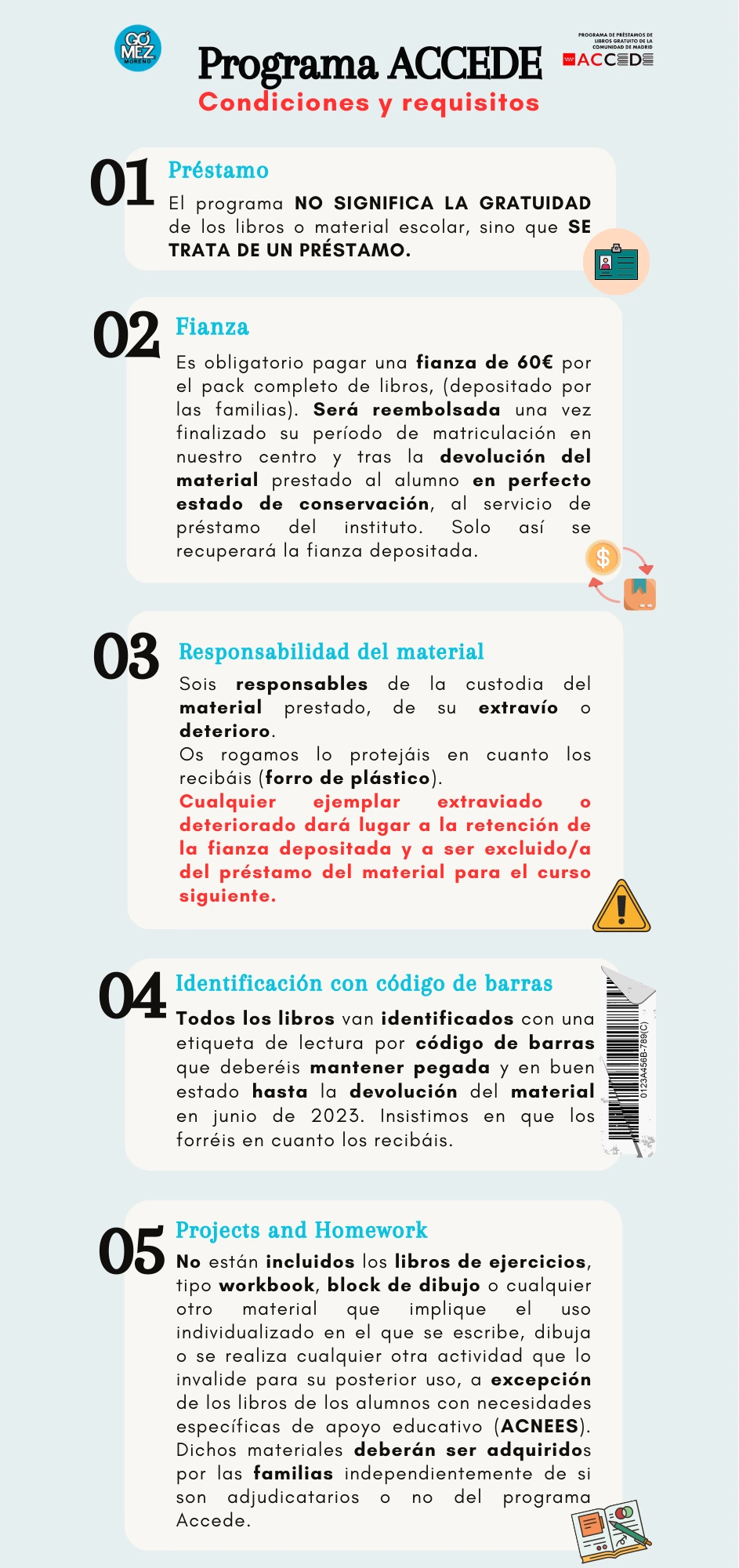 Infografia condiciones y requisitos Programa ACCEDE