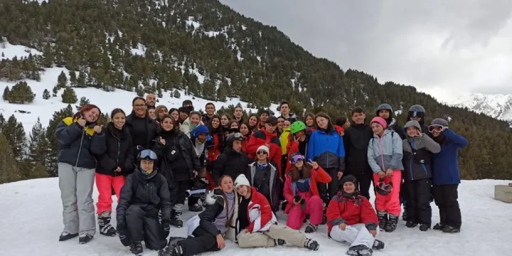 Esquiando en Andorra
