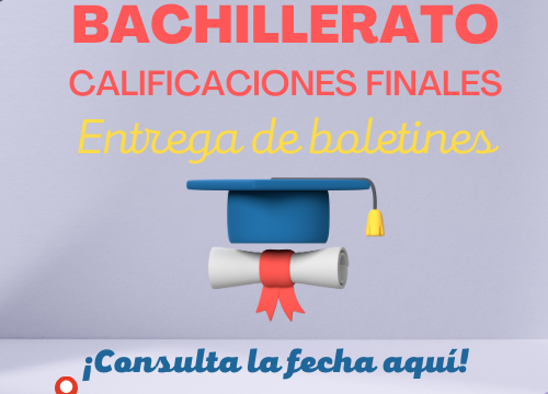 BACHILLERATO | Entrega de calificaciones (extraordinaria)