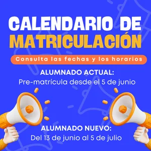 Calendario de matriculación
