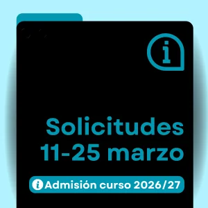 Proceso de admisión curso 2026/27