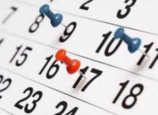 Calendario final de curso ESO