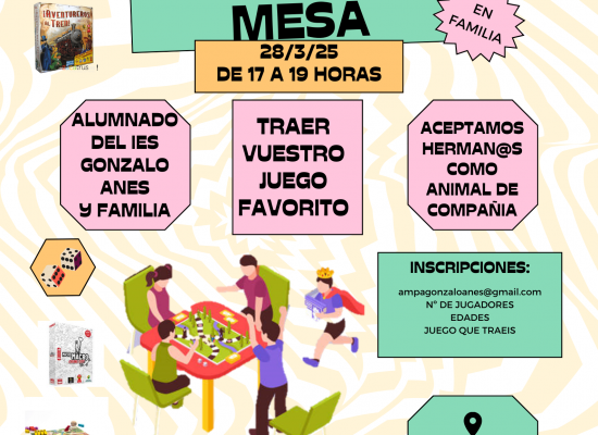 Jornada Tarde de Juegos en Familia