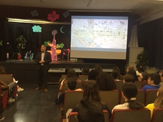 Visita de la embajada Americana