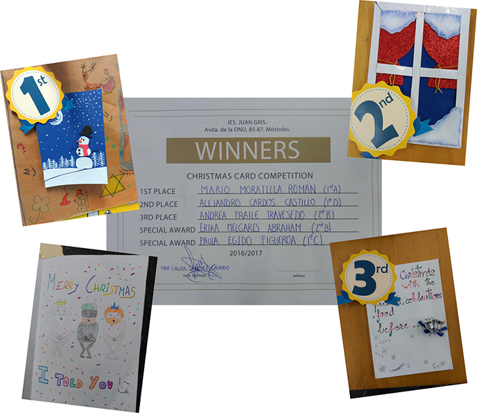 CHRISTMAS CARD COMPETITION 2016