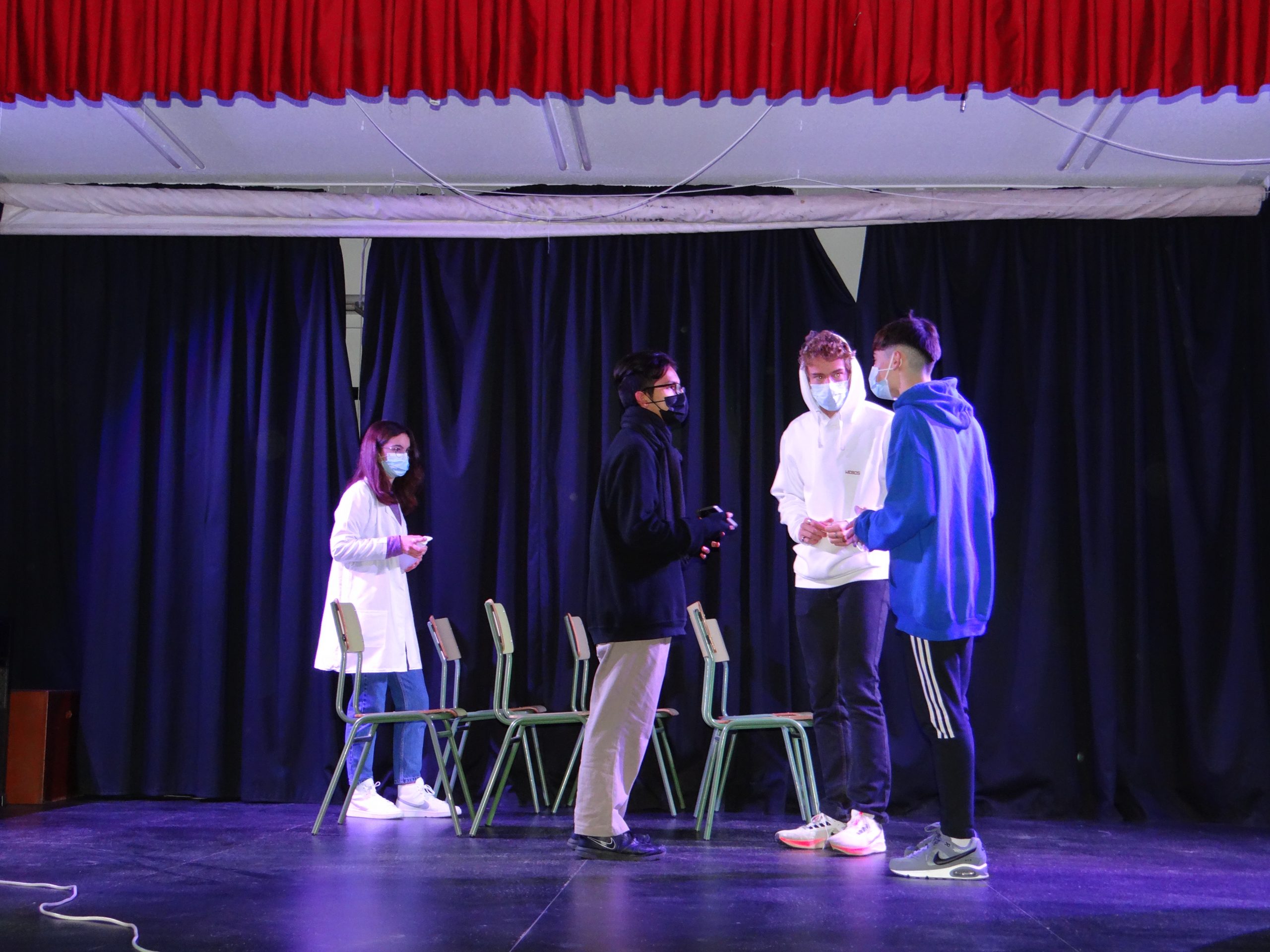 Primera representación del grupo de teatro
