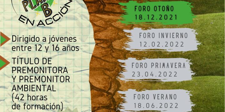 Foros juveniles de acción ante el cambio climático.