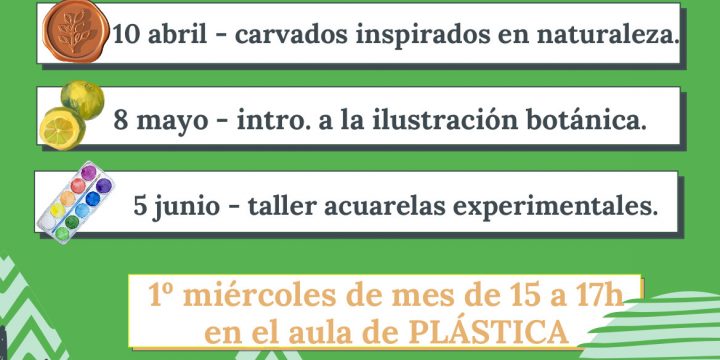 TALLERES mensuales de CREATIVIDAD