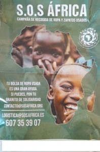Campaña recogida de ropa ONG SOS ÁFRICA