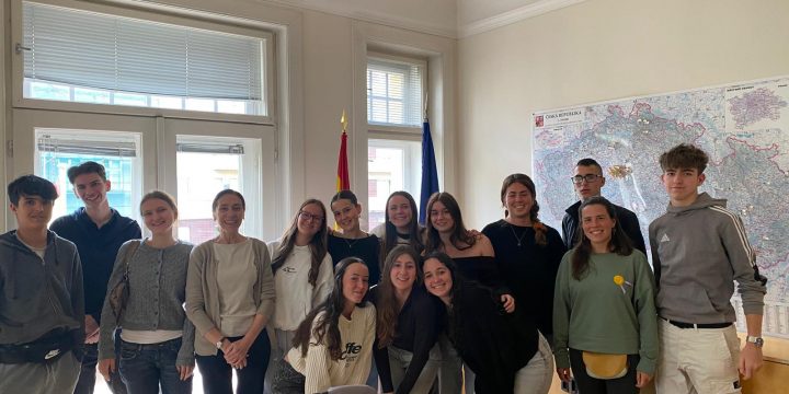 Recepción del alumnado Erasmus + en la Embajada Española de la República Checa