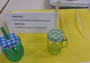 Pajitas realizadas en el laboratorio