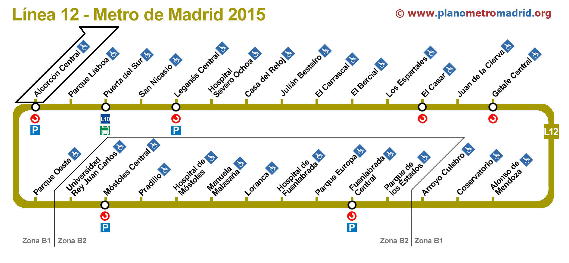 metro madrid linea 12