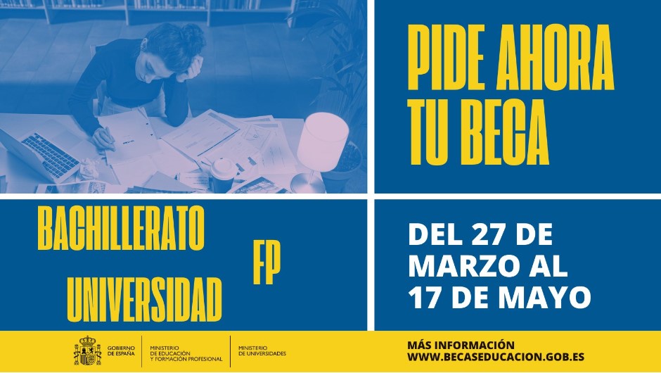 Becas FP y Bachillerato 2023
