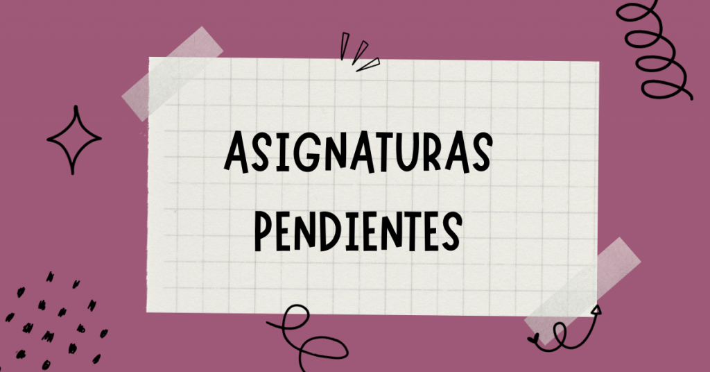 Asignaturas pendientes
