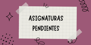 Asignaturas pendientes