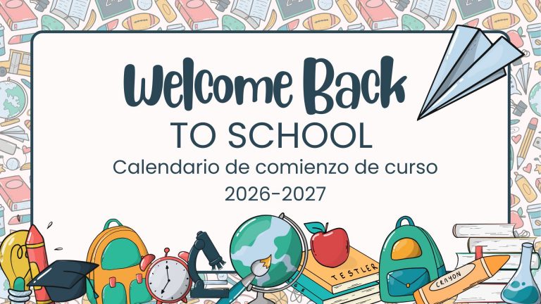 CALENDARIO ALUMNOS DE INICIO DE CURSO 2026-2027