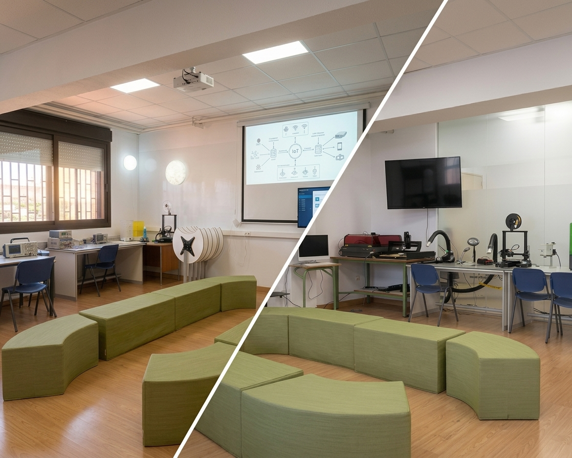 Aula de Tecnología Aplicada del IES Pacífico