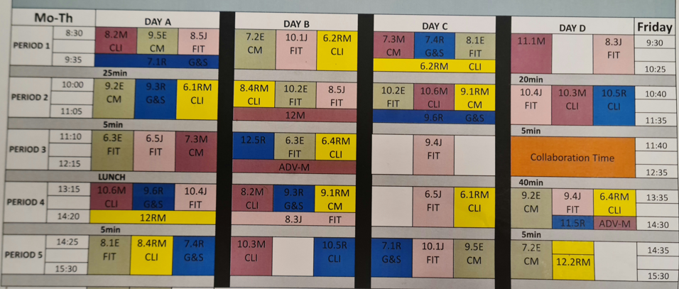 Horario