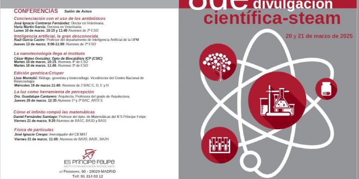 8ª JORNADAS DE DIVULGACIÓN CIENTÍFICA-STEAM