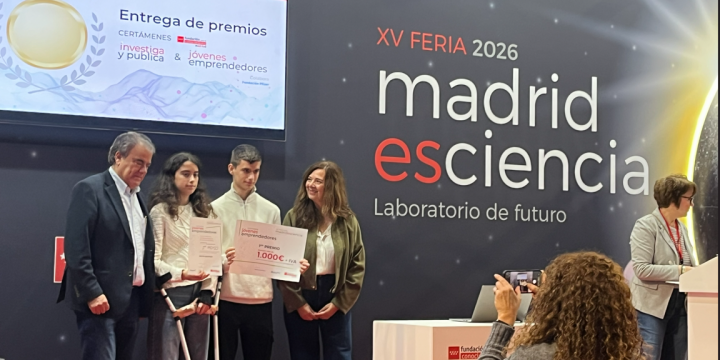 El proyecto «Sexto Sentido» del IES Príncipe Felipe se alza con el primer premio en la XV Feria Madrid es Ciencia