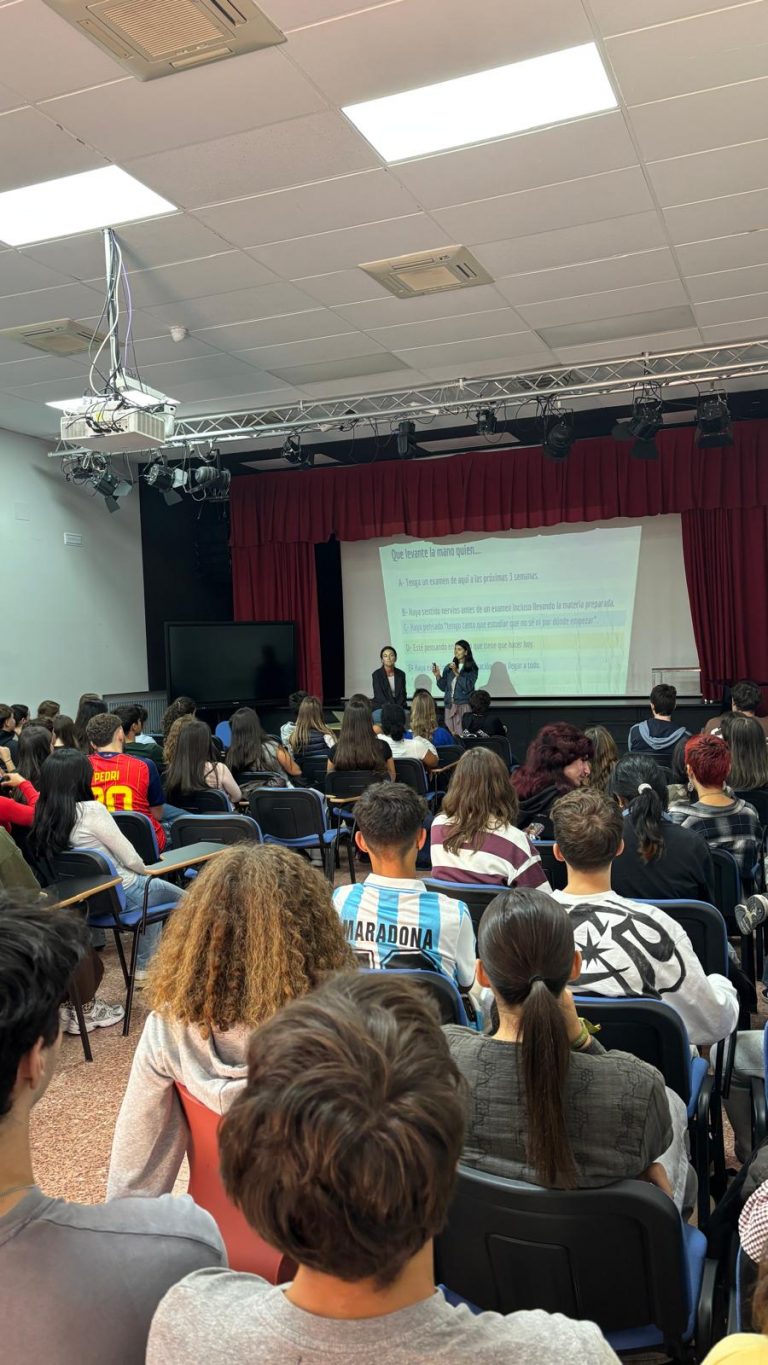 Charla 2ºBachillerato: gestión de la ansiedad y el estrés en el contexto académico