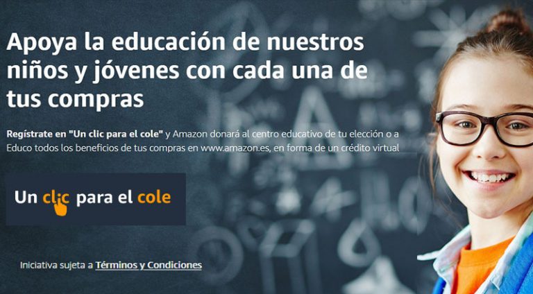 Un clic para el cole «Amazon»