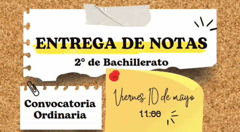 Calificaciones Convocatoria Ordinaria (2º Bachillerato) 2023-2024