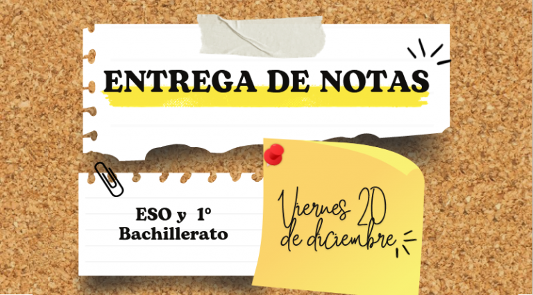 Calificaciones ESO y 1º Bachillerato.