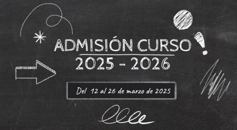 Proceso de Admisión de Alumnos para el curso 2025 – 2026