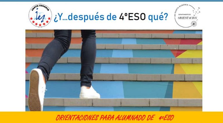 Reunión de orientación académica alumnos 4º ESO