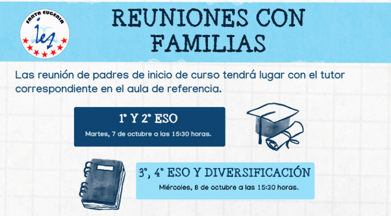 Reunión informativa con familias