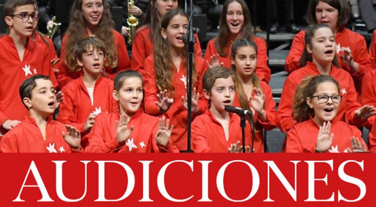 Pruebas de audición para el Coro de Jóvenes y Niños de la Comunidad de Madrid