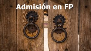 Admisión FP 2022-2023