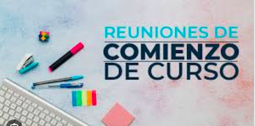 Reuniones de inicio curso