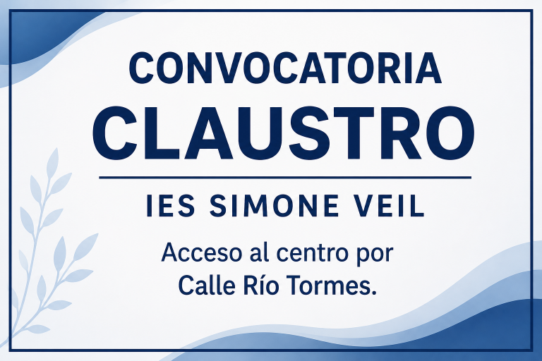 Convocatoria Ordinaria de CLAUSTRO